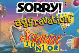 Sorry, Aggravation, Scrabble Junior